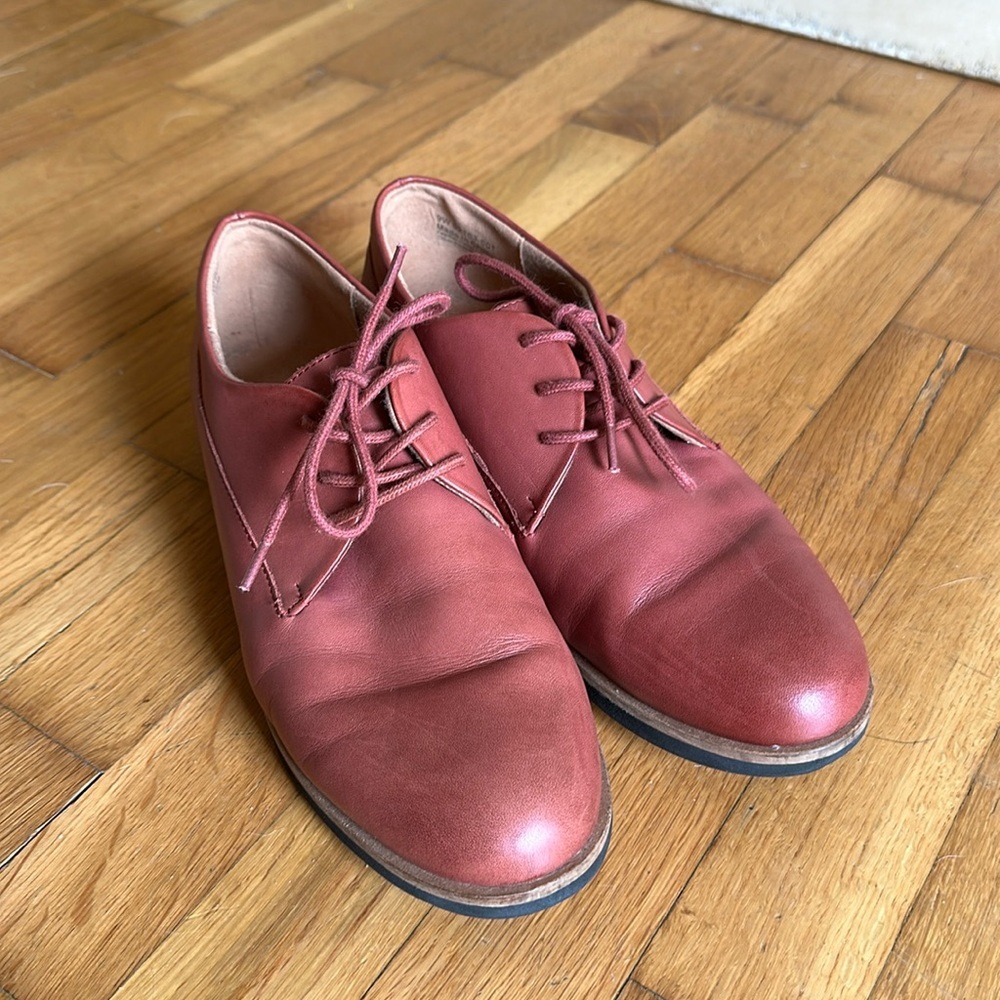 Softwalk Whitby Women's Shoes Dark Red Size 9 Oxford blood red leather - Picture 11 of 16